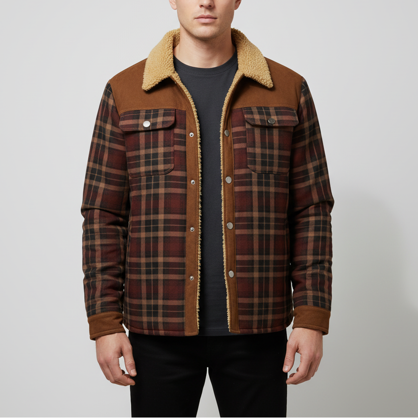 Nordspur | Insulated Flannel Shirt Jacket
