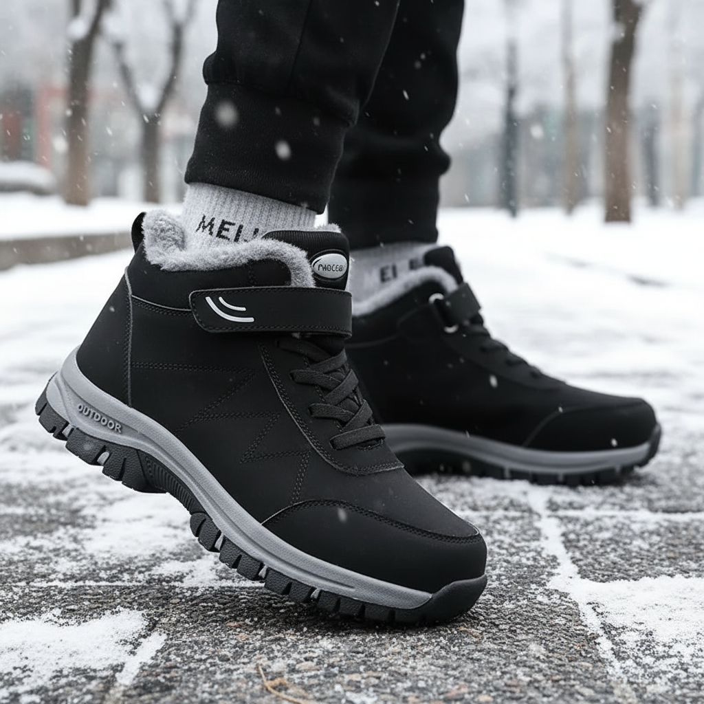 Nordspur | Insulated Velvet Ankle Boots