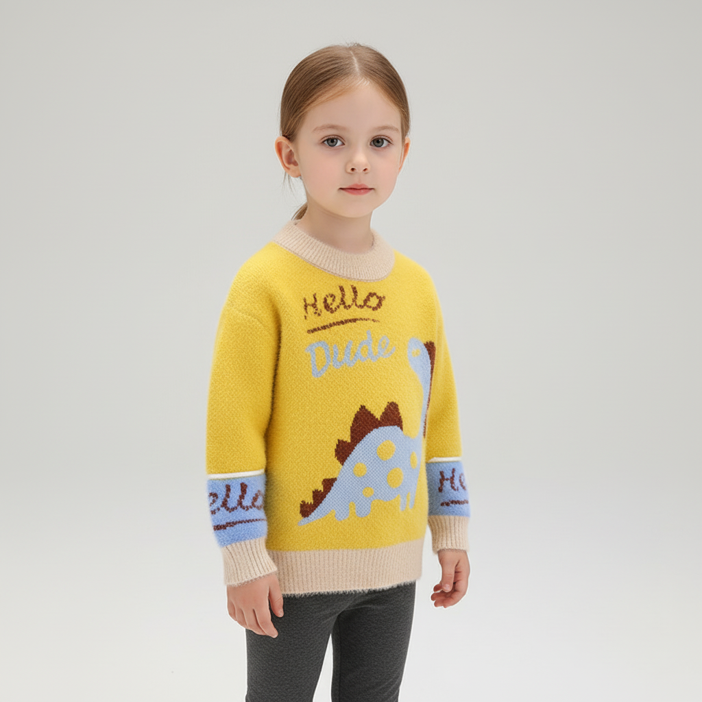 Nordspur | Kids Cartoon Fleece Sweater