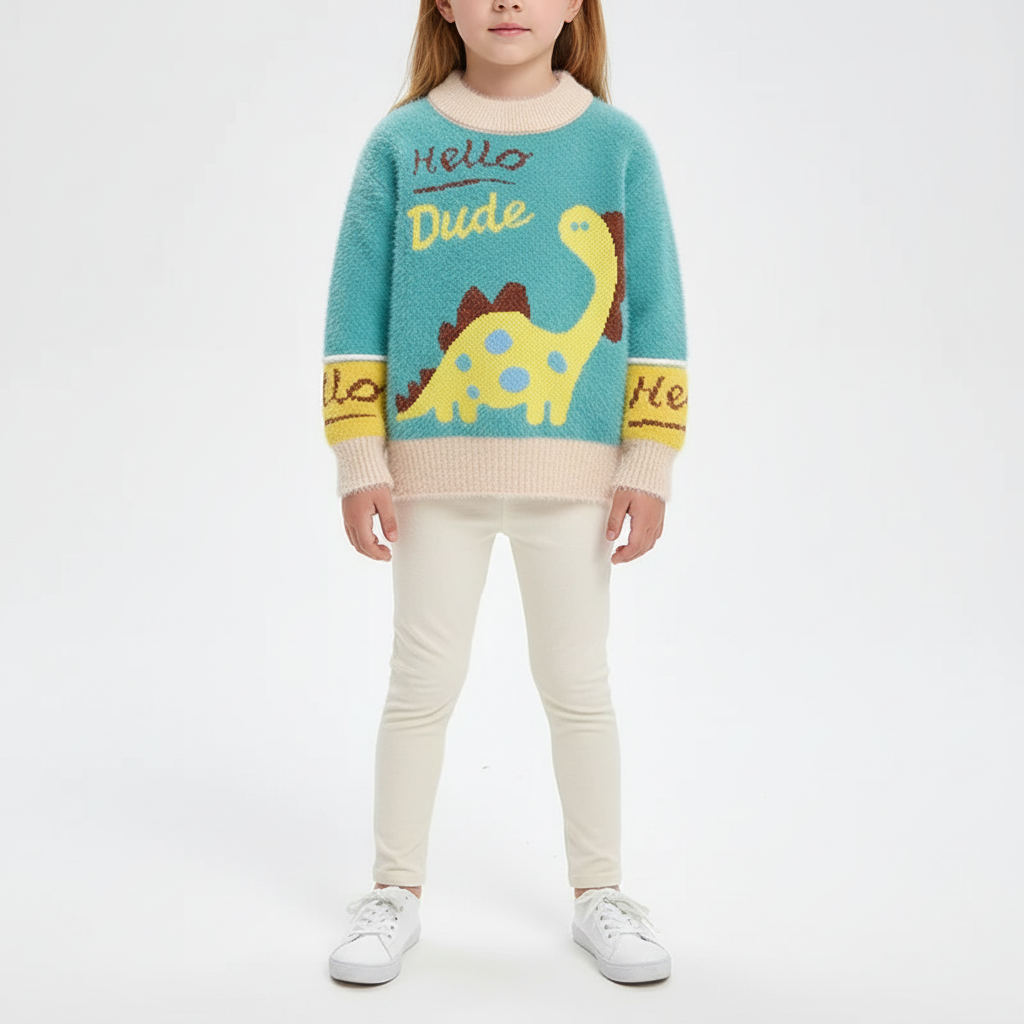 Nordspur | Kids Cartoon Fleece Sweater