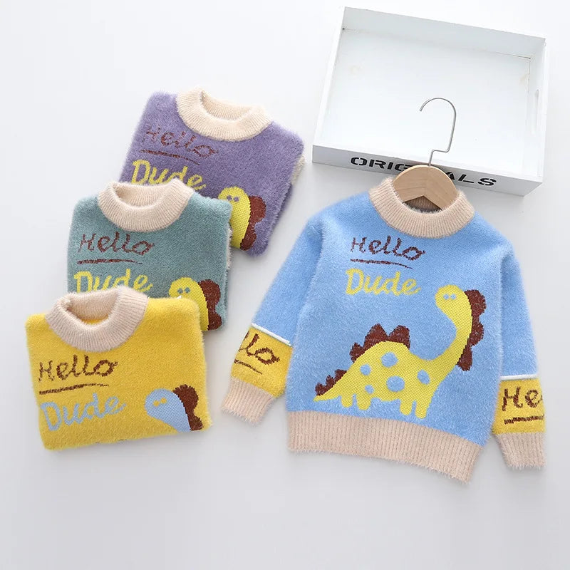 Nordspur | Kids Cartoon Fleece Sweater