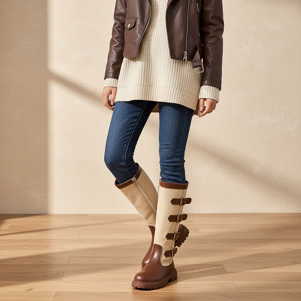 Nordspur | Knee High Leather Boots