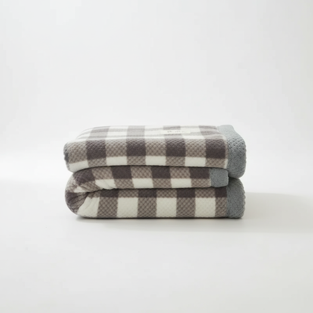 Nordspur | Knitted Chenille Throw Blanket