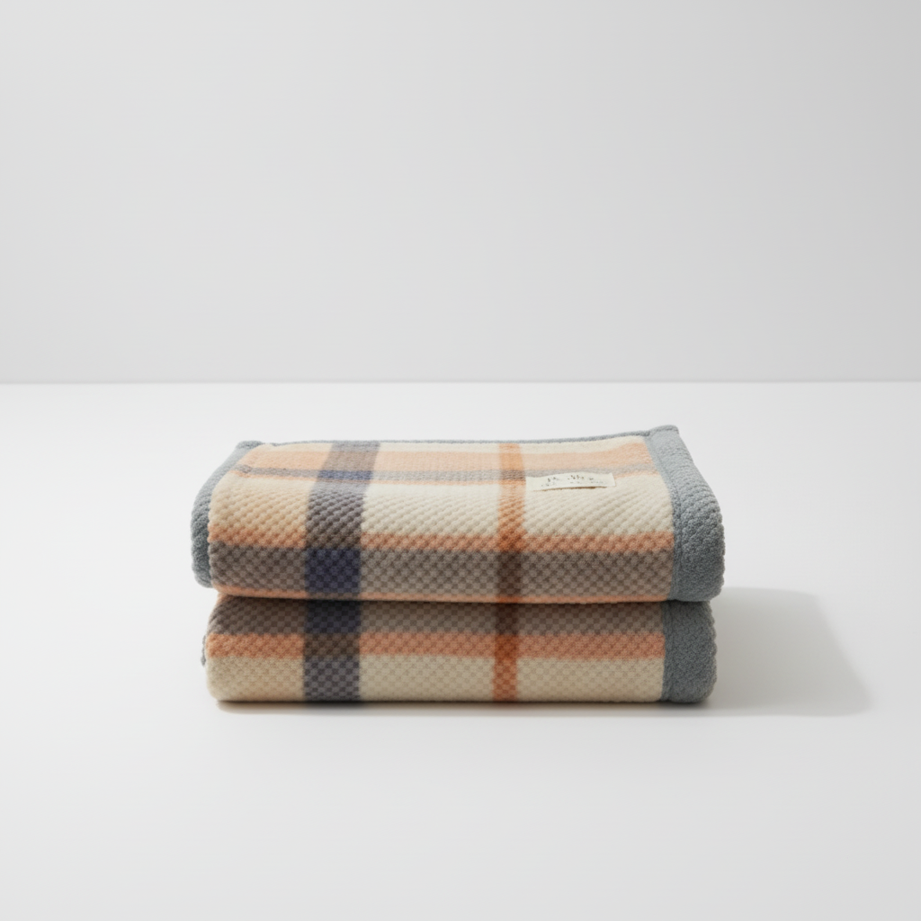 Nordspur | Knitted Chenille Throw Blanket