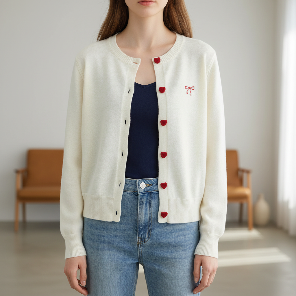 Nordspur | Knitted Cotton Blend Cardigan