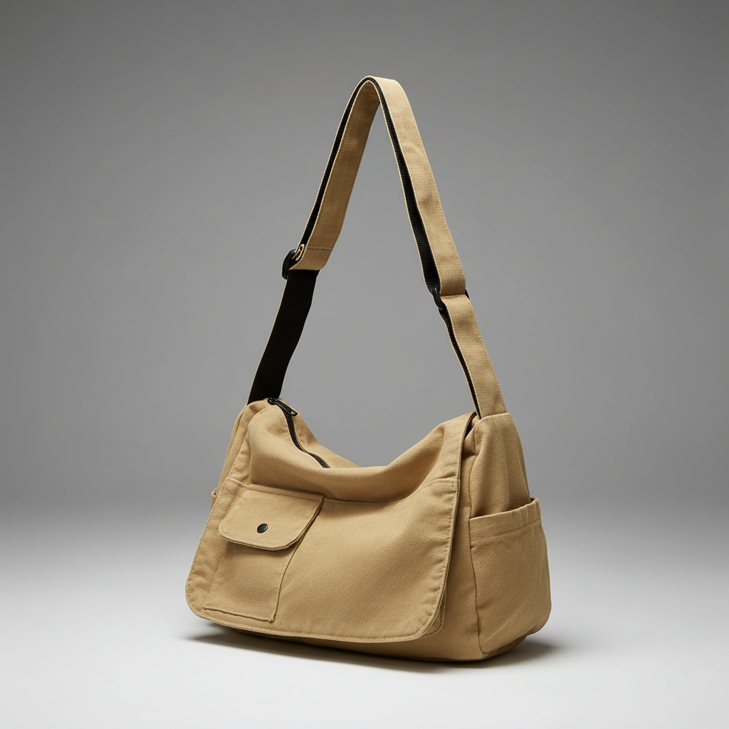 Nordspur | Large Canvas Messenger Bag