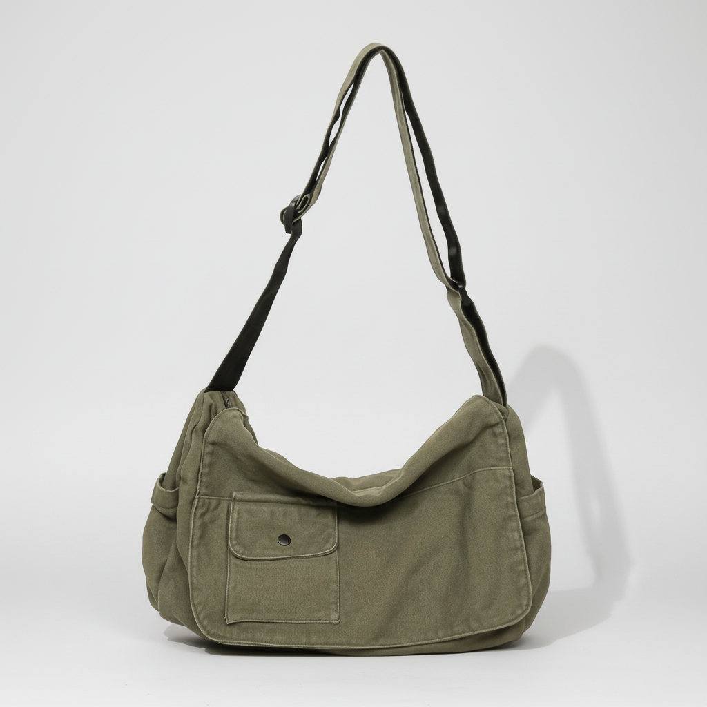 Nordspur | Large Canvas Messenger Bag