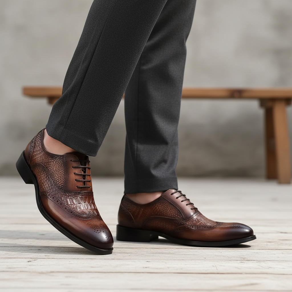 Nordspur | Leather Oxford Brogue Shoe