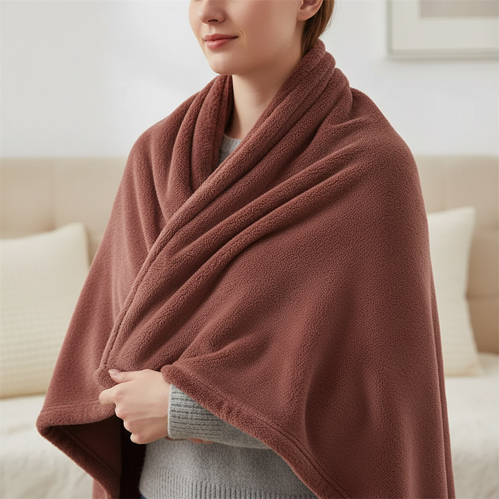 Nordspur | Lightweight Coral Fleece Blanket