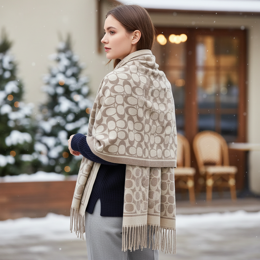 Nordspur | Long Fringe Winter Wrap
