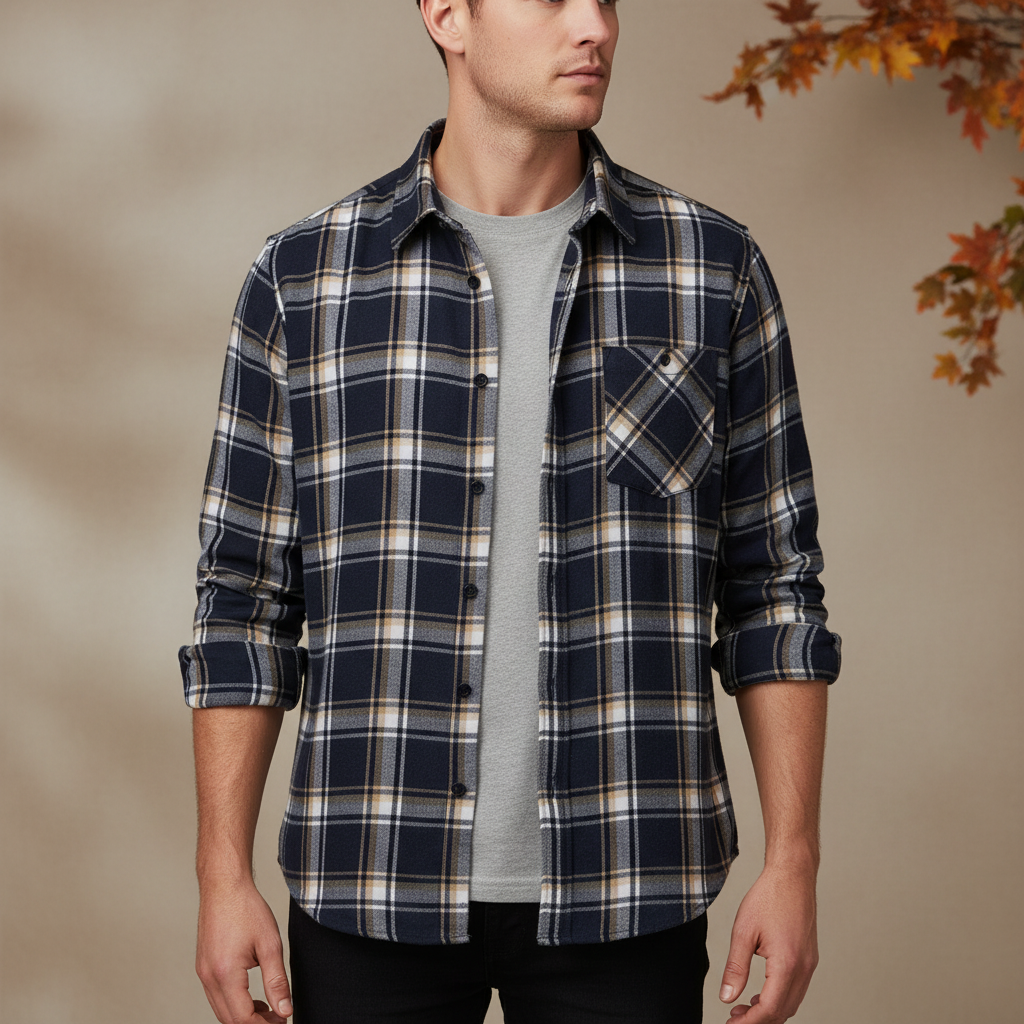 Nordspur | Long Sleeve Cotton Flannel