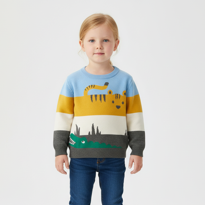 Nordspur | Long Sleeve Cotton Sweater