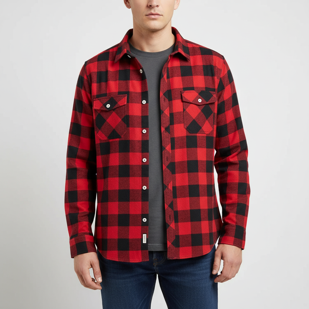 Nordspur | Long Sleeve Flannel Shirt