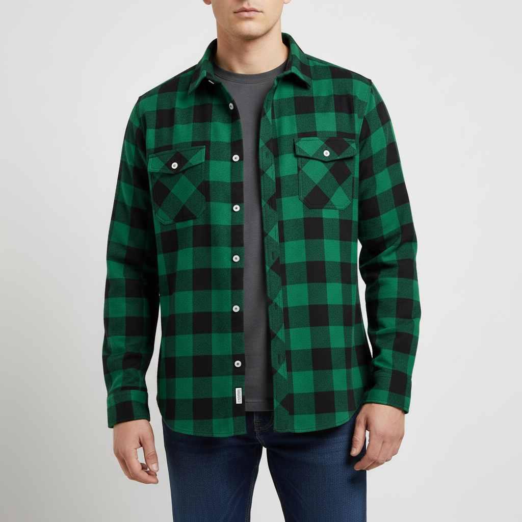 Nordspur | Long Sleeve Flannel Shirt