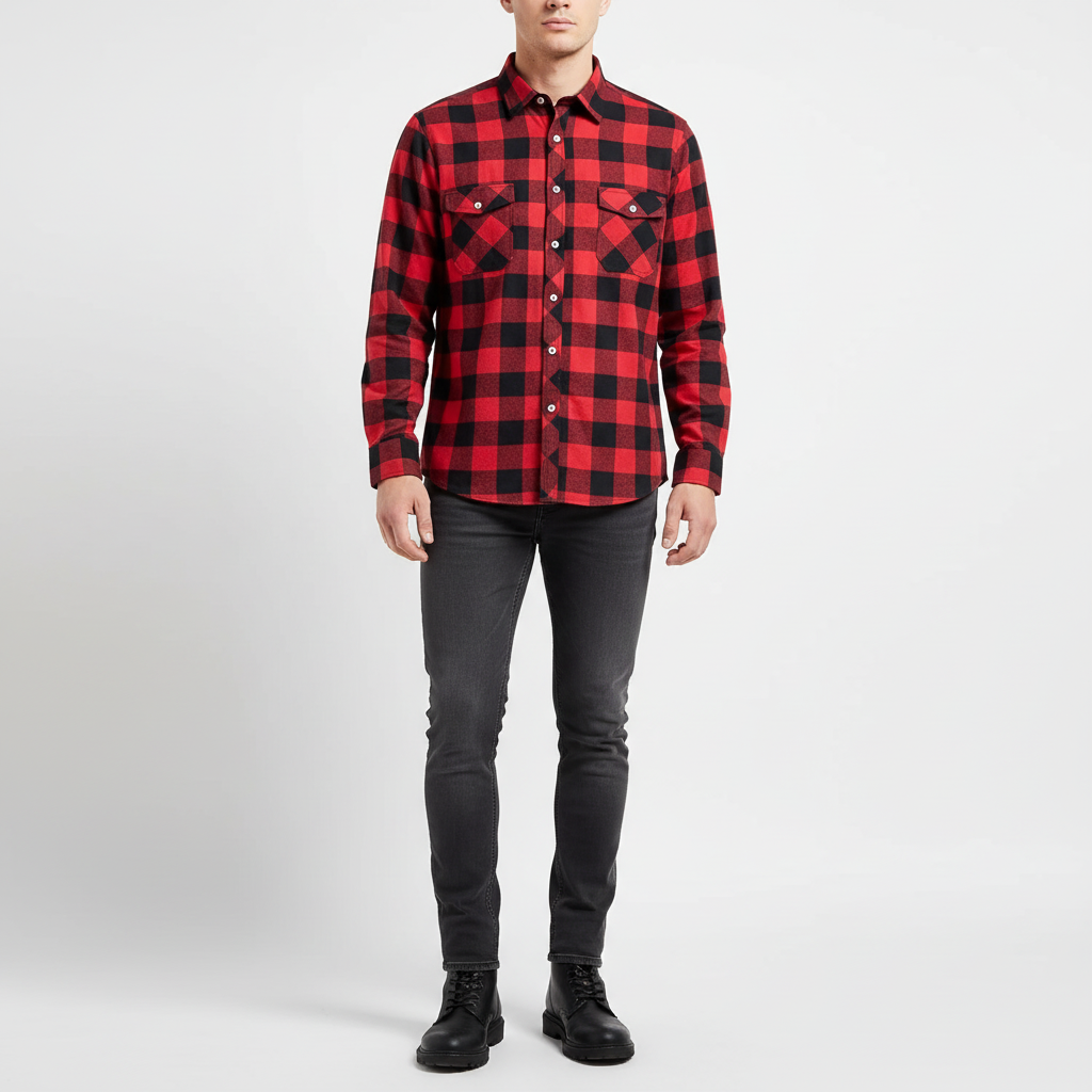 Nordspur | Long Sleeve Flannel Shirt