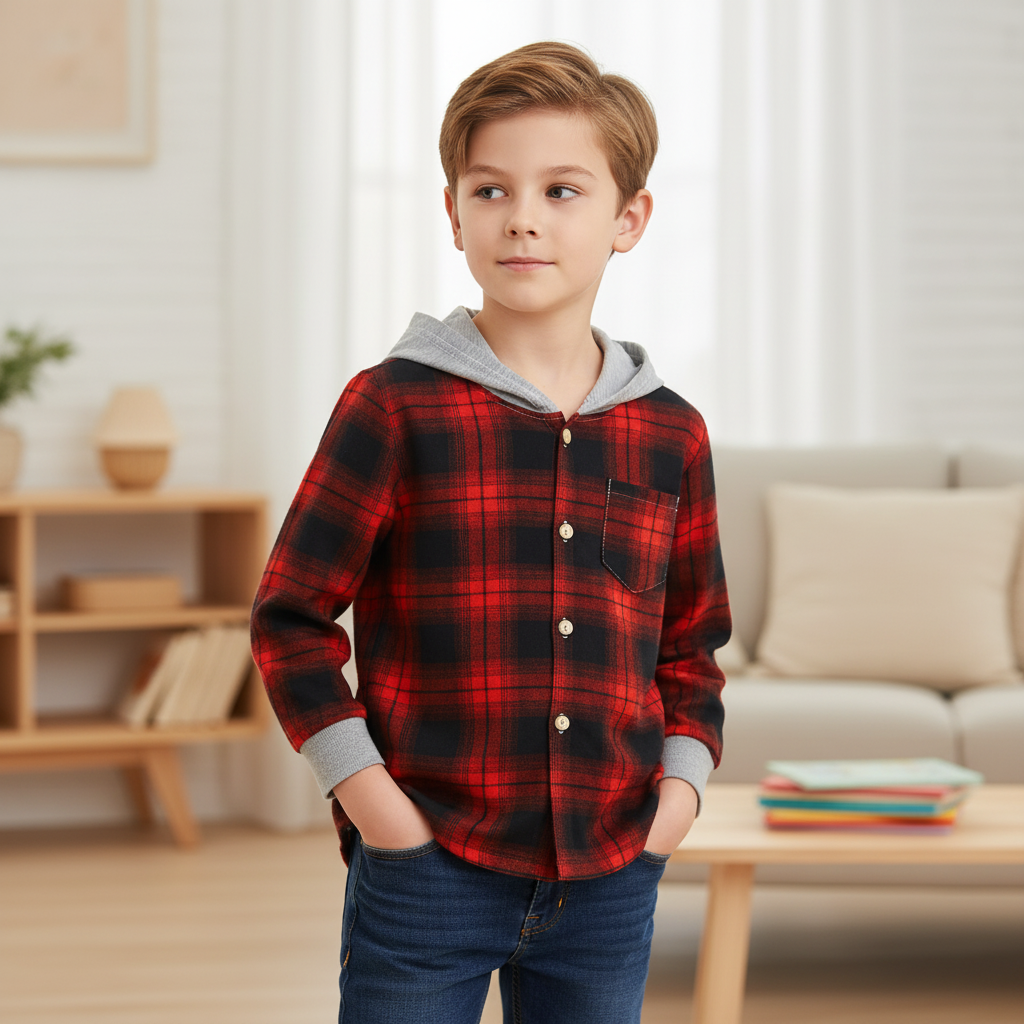 Nordspur | Long Sleeve Hooded Shirt