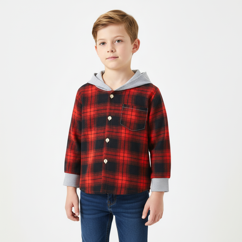 Nordspur | Long Sleeve Hooded Shirt