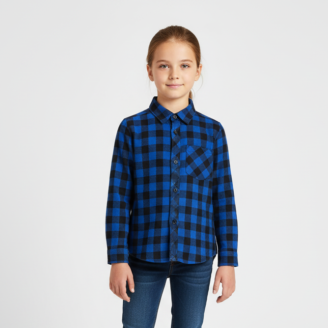 Nordspur | Long Sleeve Plaid Shirt