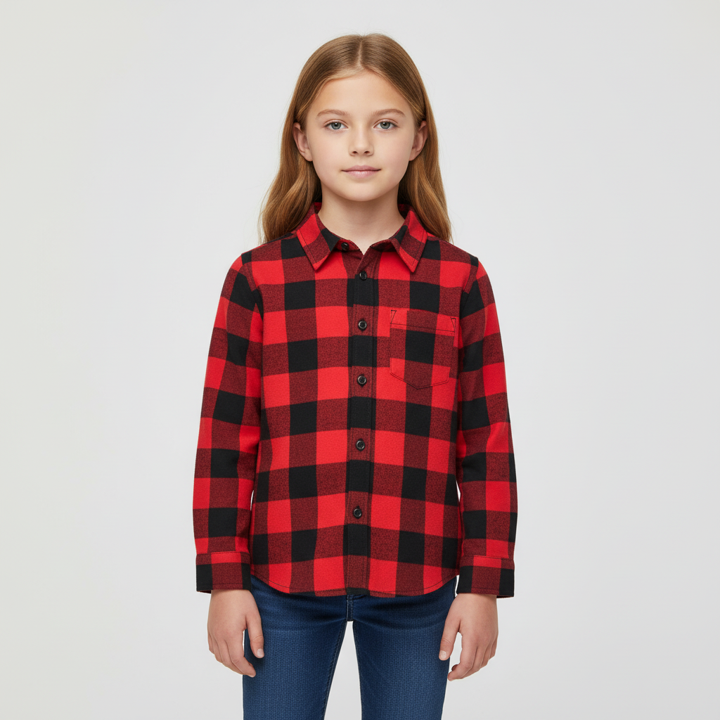 Nordspur | Long Sleeve Plaid Shirt