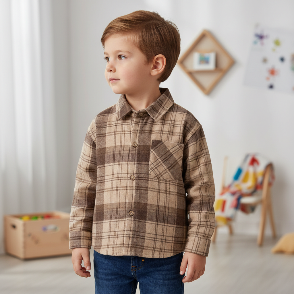 Nordspur | Long Sleeve Plaid Shirt