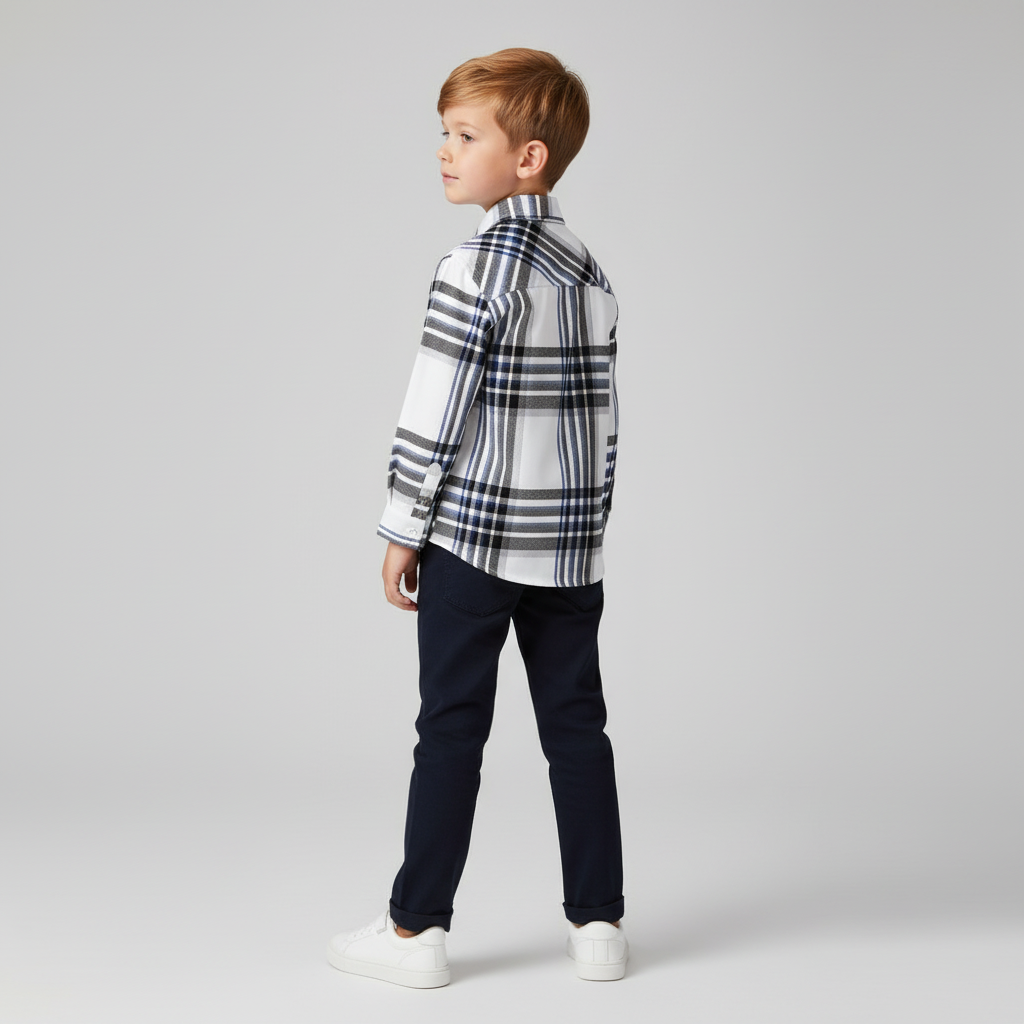 Nordspur | Long Sleeve Plaid Shirt