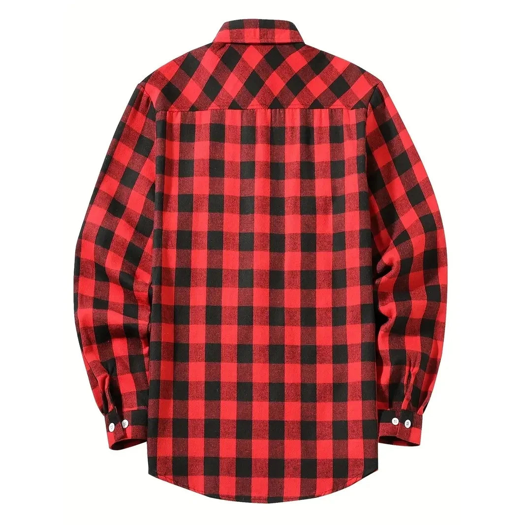 Nordspur | Long Sleeve Plaid Shirt