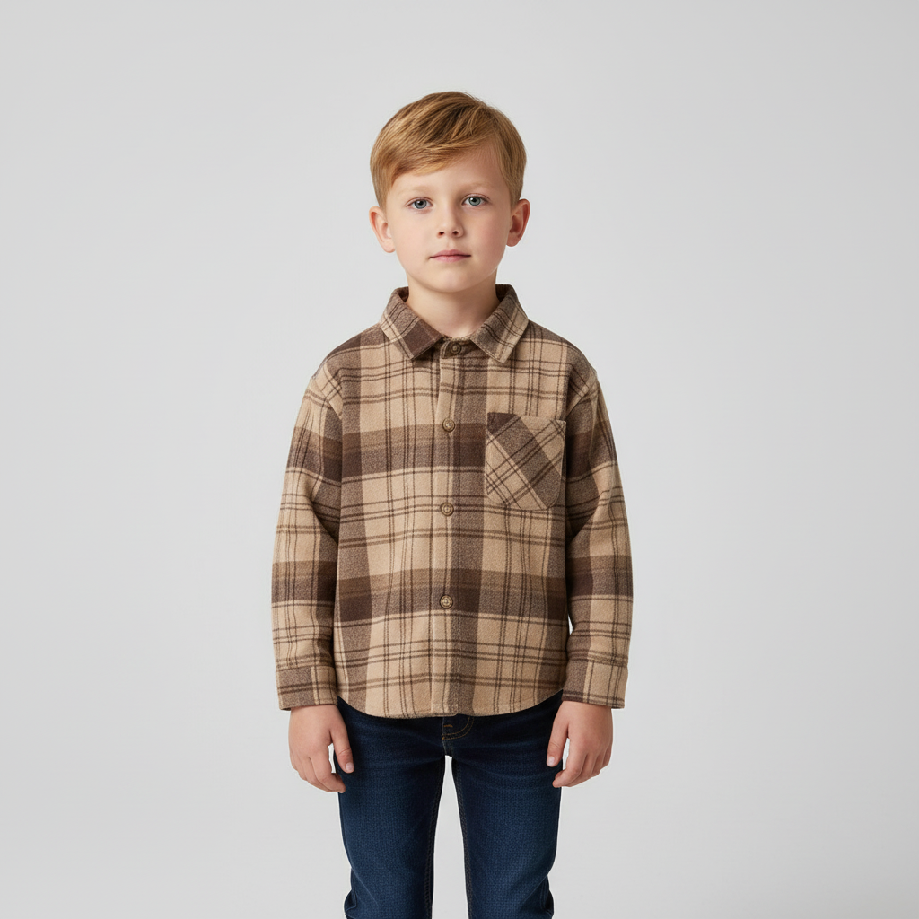 Nordspur | Long Sleeve Plaid Shirt
