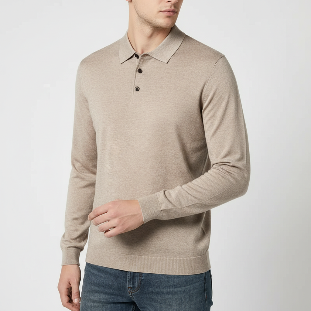 Nordspur | Long Sleeve Polo Pullover