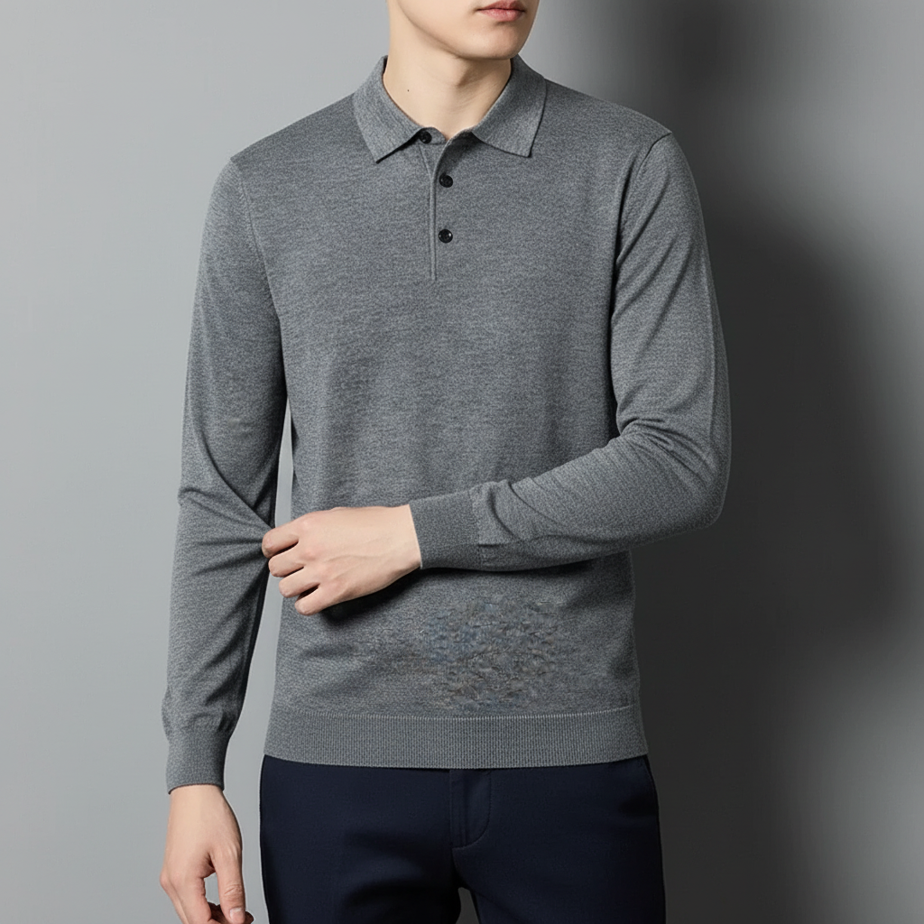 Nordspur | Long Sleeve Polo Pullover