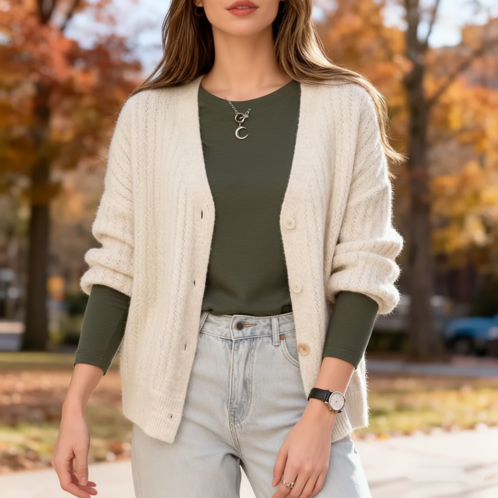 Nordspur | Loose Knit Cardigan