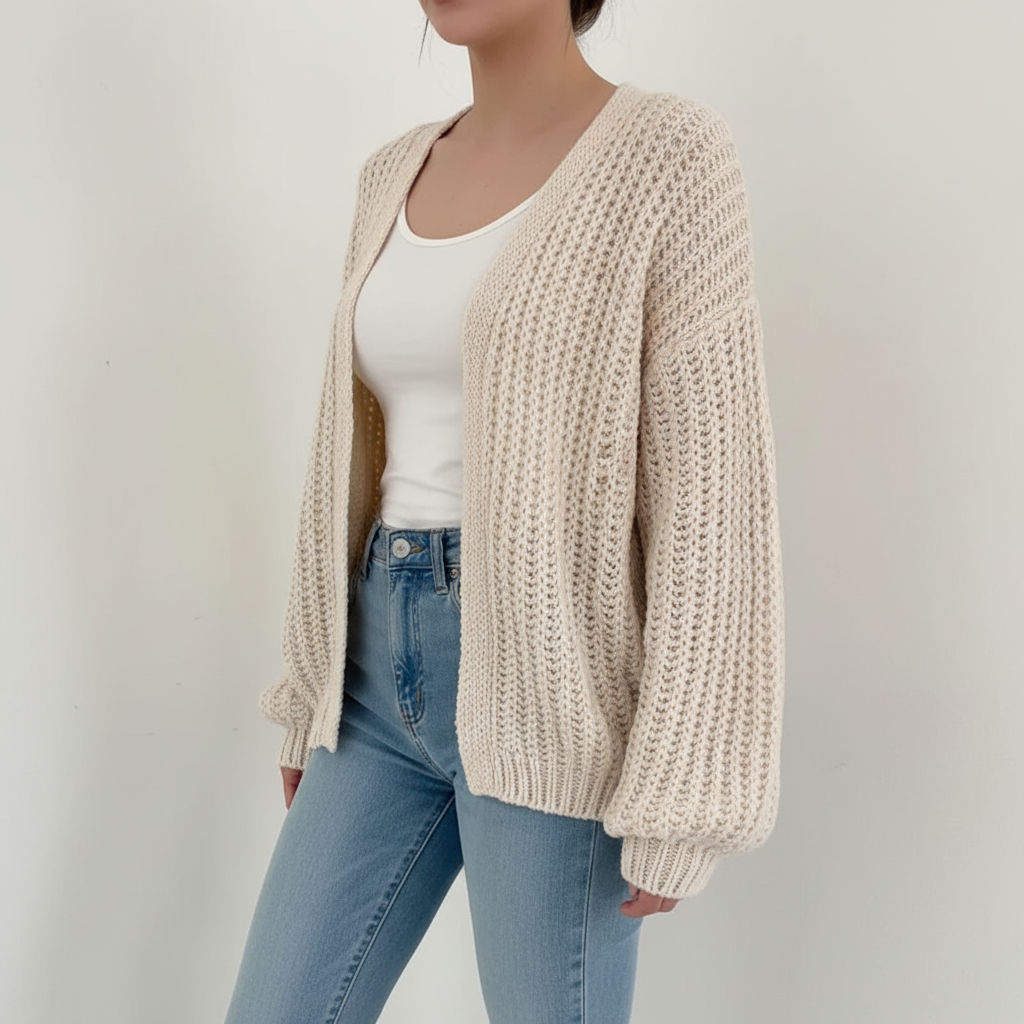 Nordspur | Loose Knit Cardigan Jacket