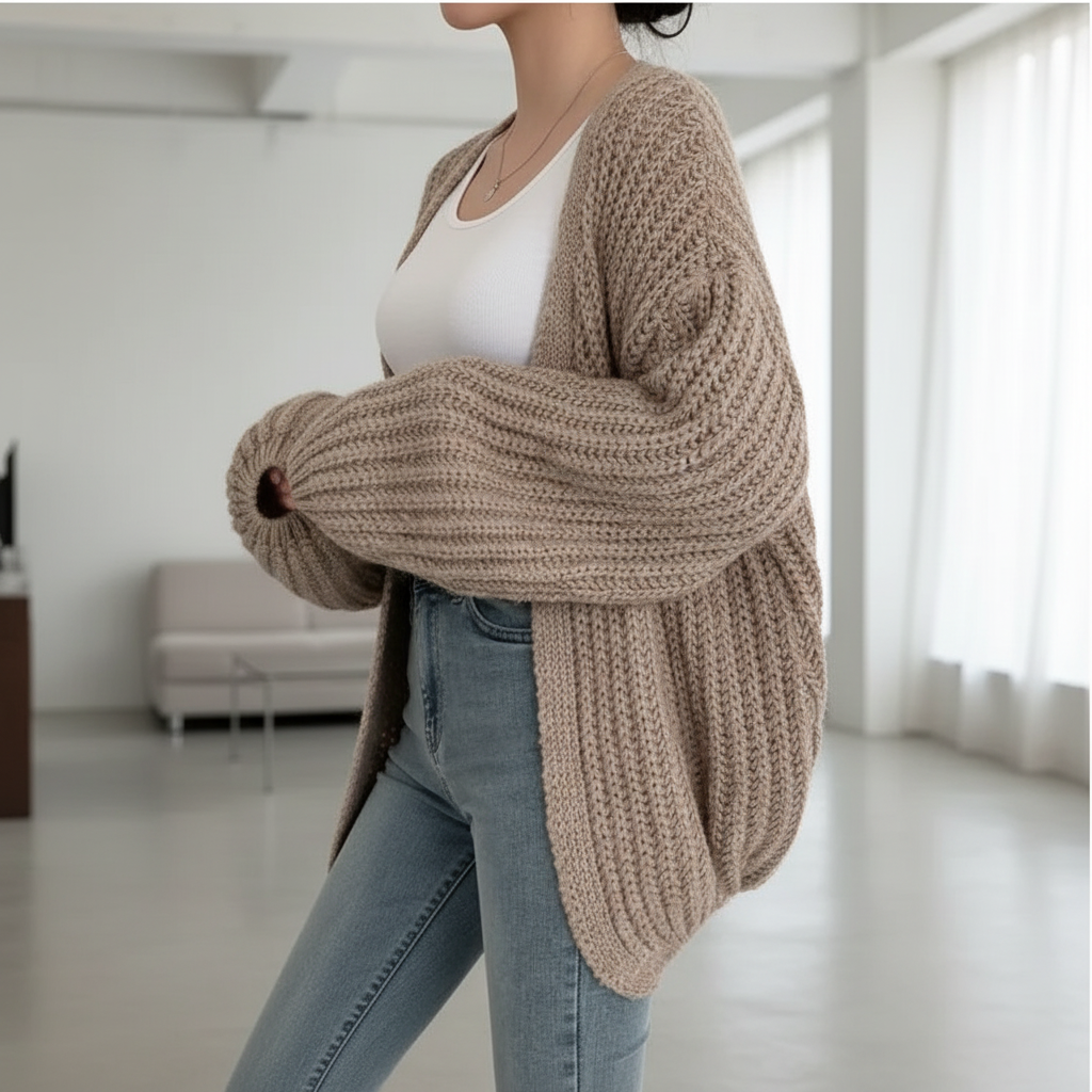 Nordspur | Loose Knit Cardigan Jacket