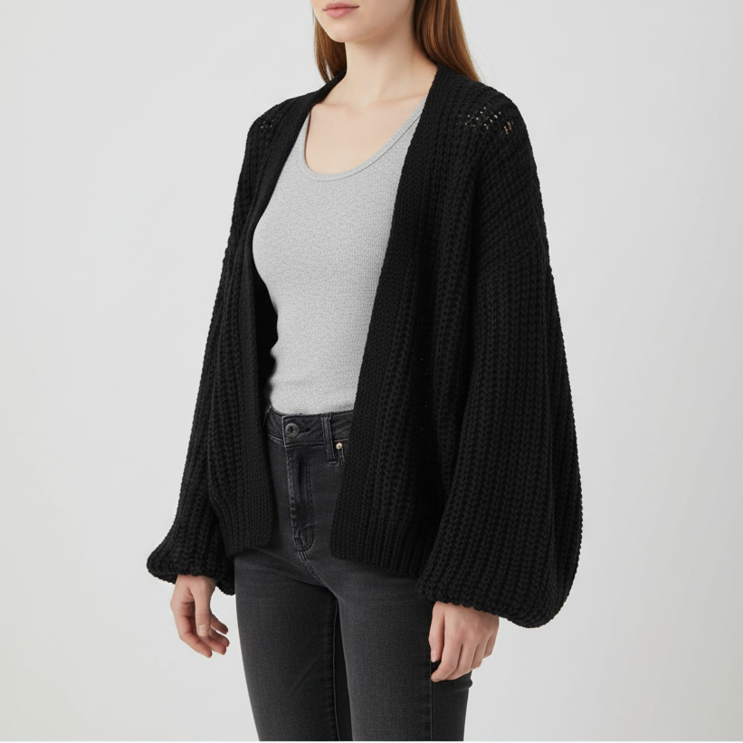 Nordspur | Loose Knit Cardigan Jacket