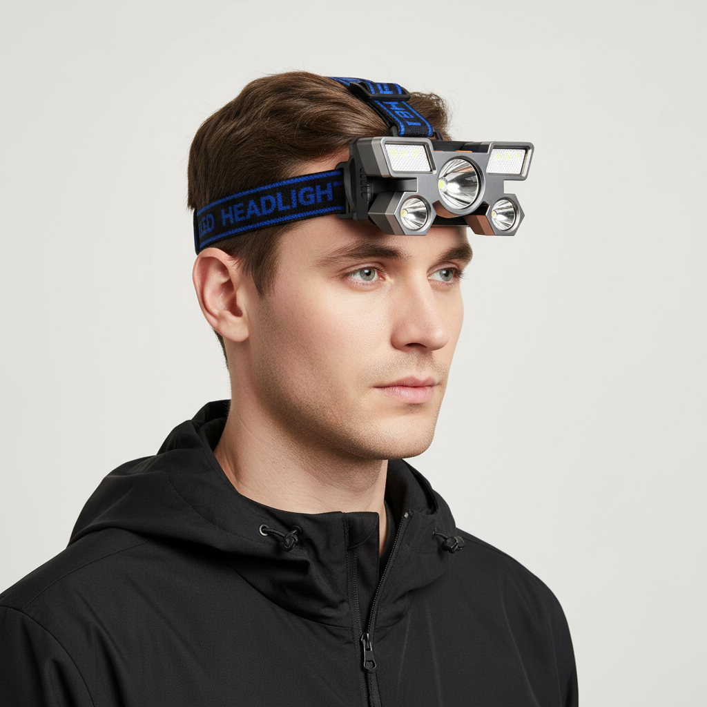 Nordspur | LumaBeam Rechargeable 5 LED Headlamp