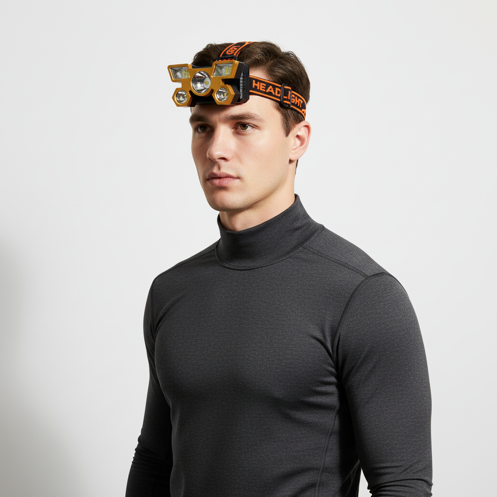 Nordspur | LumaBeam Rechargeable 5 LED Headlamp