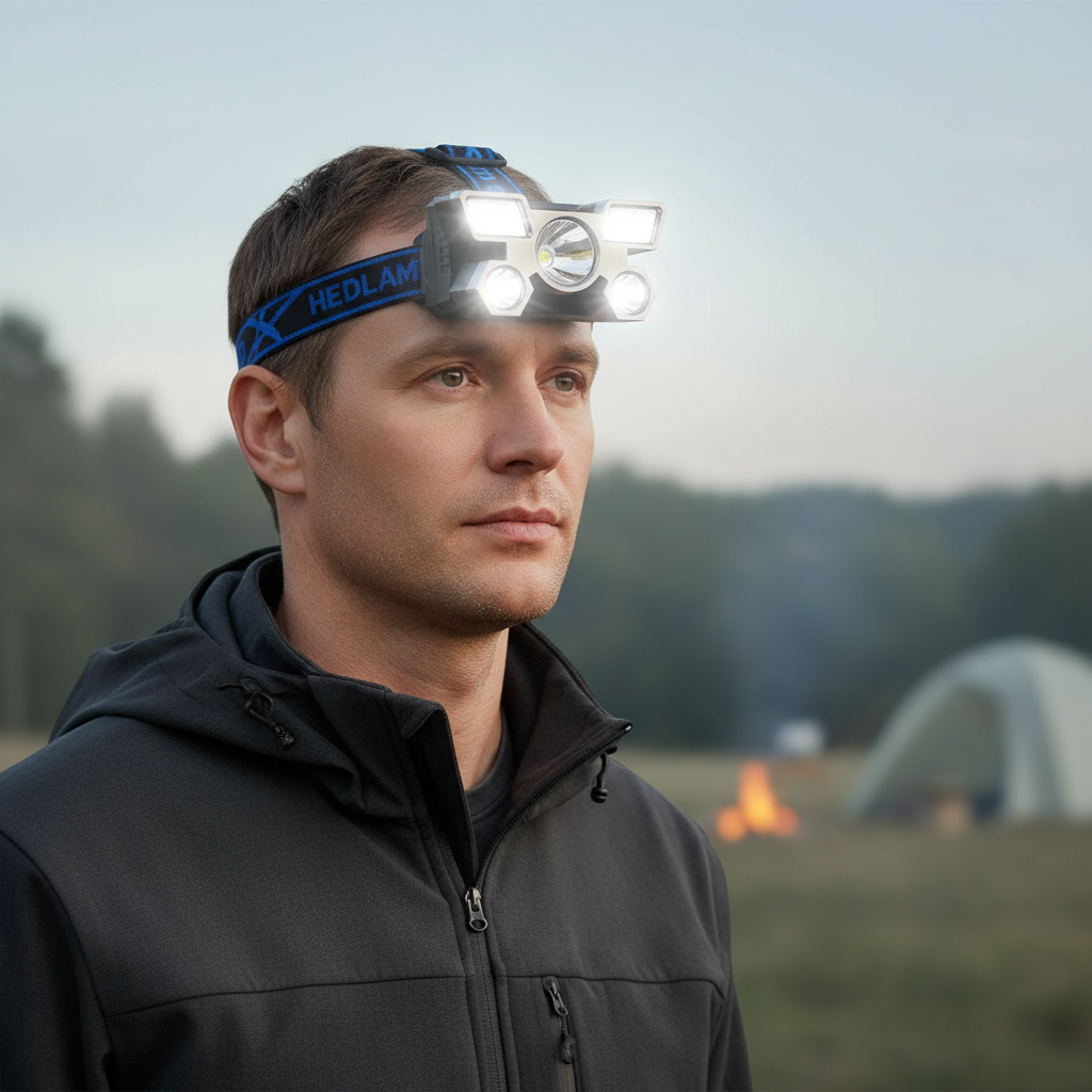Nordspur | LumaBeam Rechargeable 5 LED Headlamp