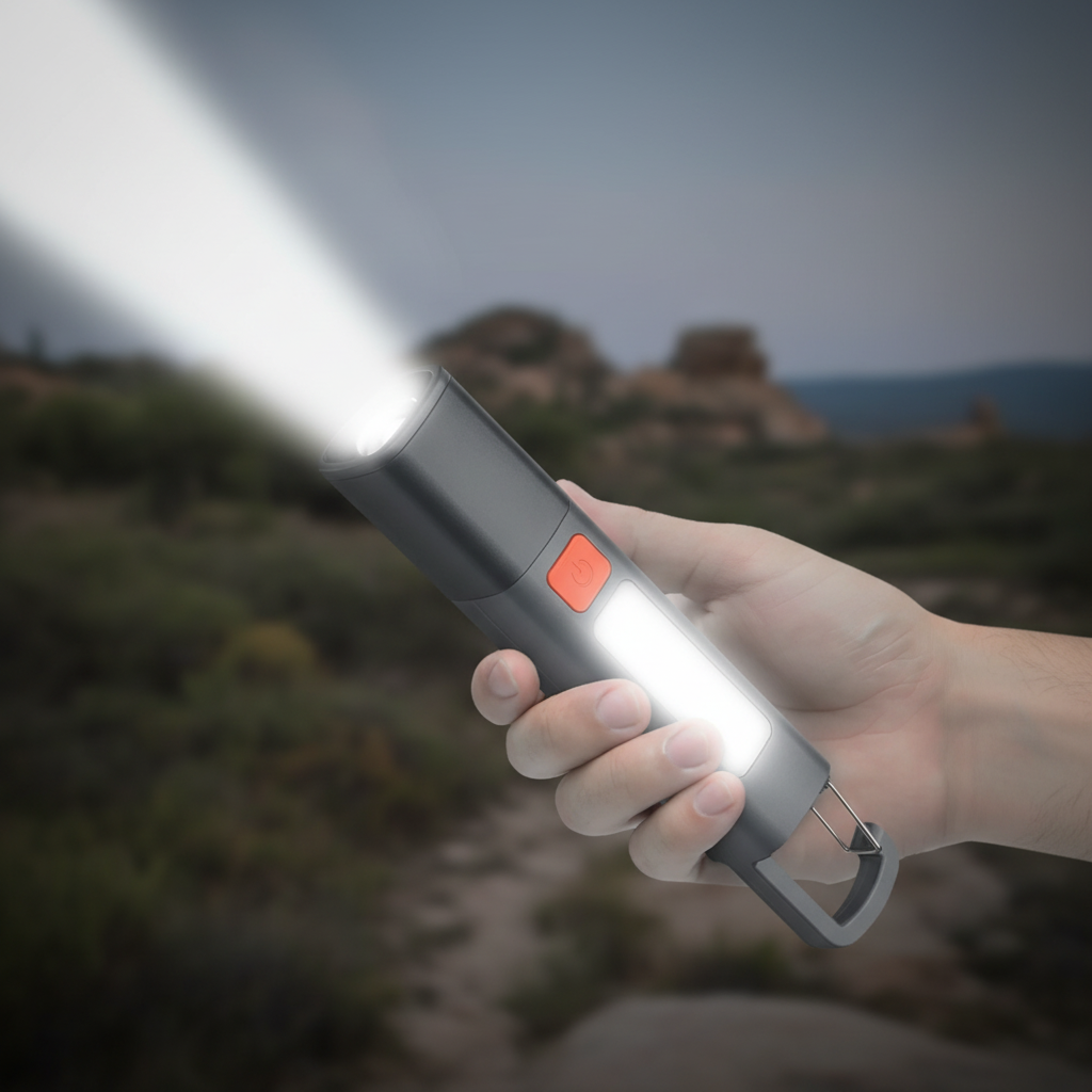 Nordspur | LumenGrip Compact Rechargeable Handheld Flashlight
