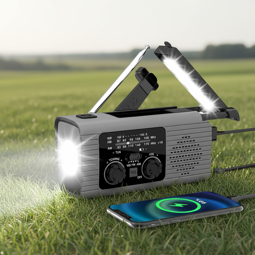 Nordspur | LuminCrank Hand Crank Emergency Radio