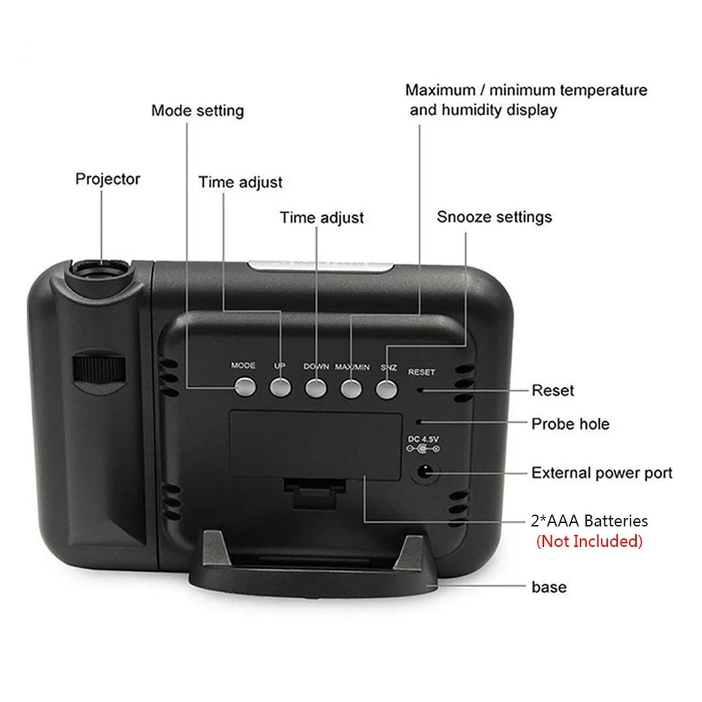 Nordspur | Luminero Digital LED Projection Clock