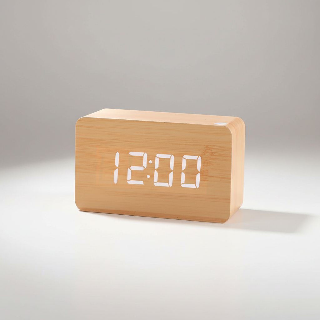 Nordspur | Lumnovox Minimal Wooden Digital Alarm