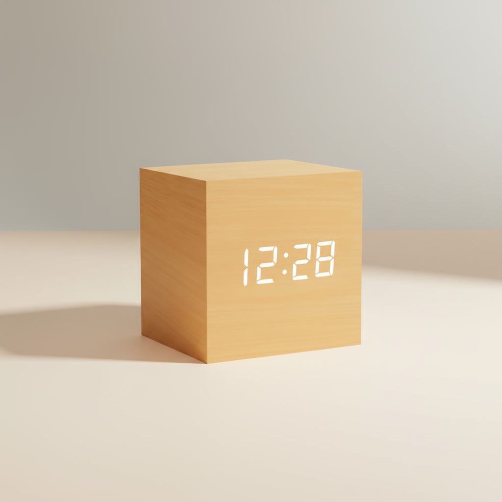 Nordspur | Lumnovox Minimal Wooden Digital Alarm