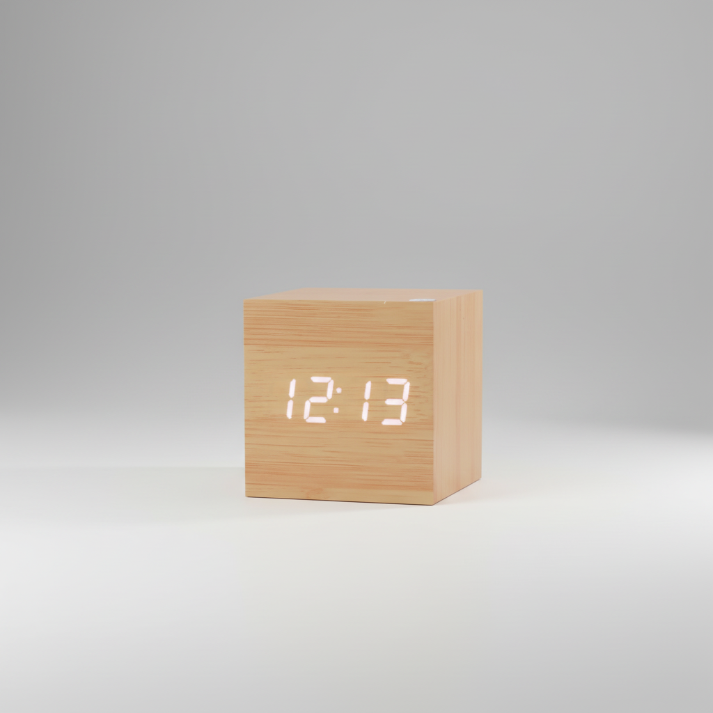 Nordspur | Lumnovox Minimal Wooden Digital Alarm