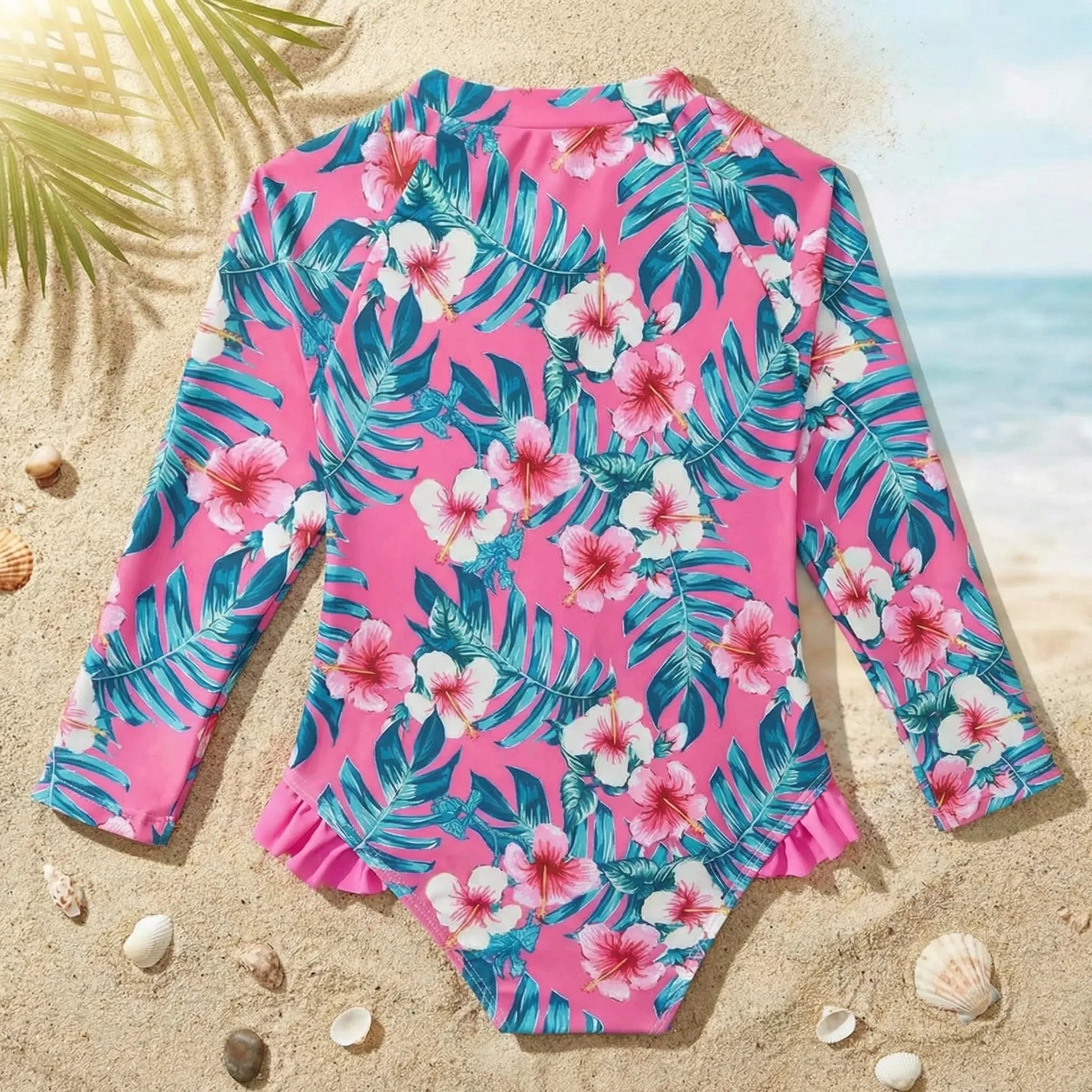 Nordspur | Maribelle Long Sleeve One Piece Swimsuit