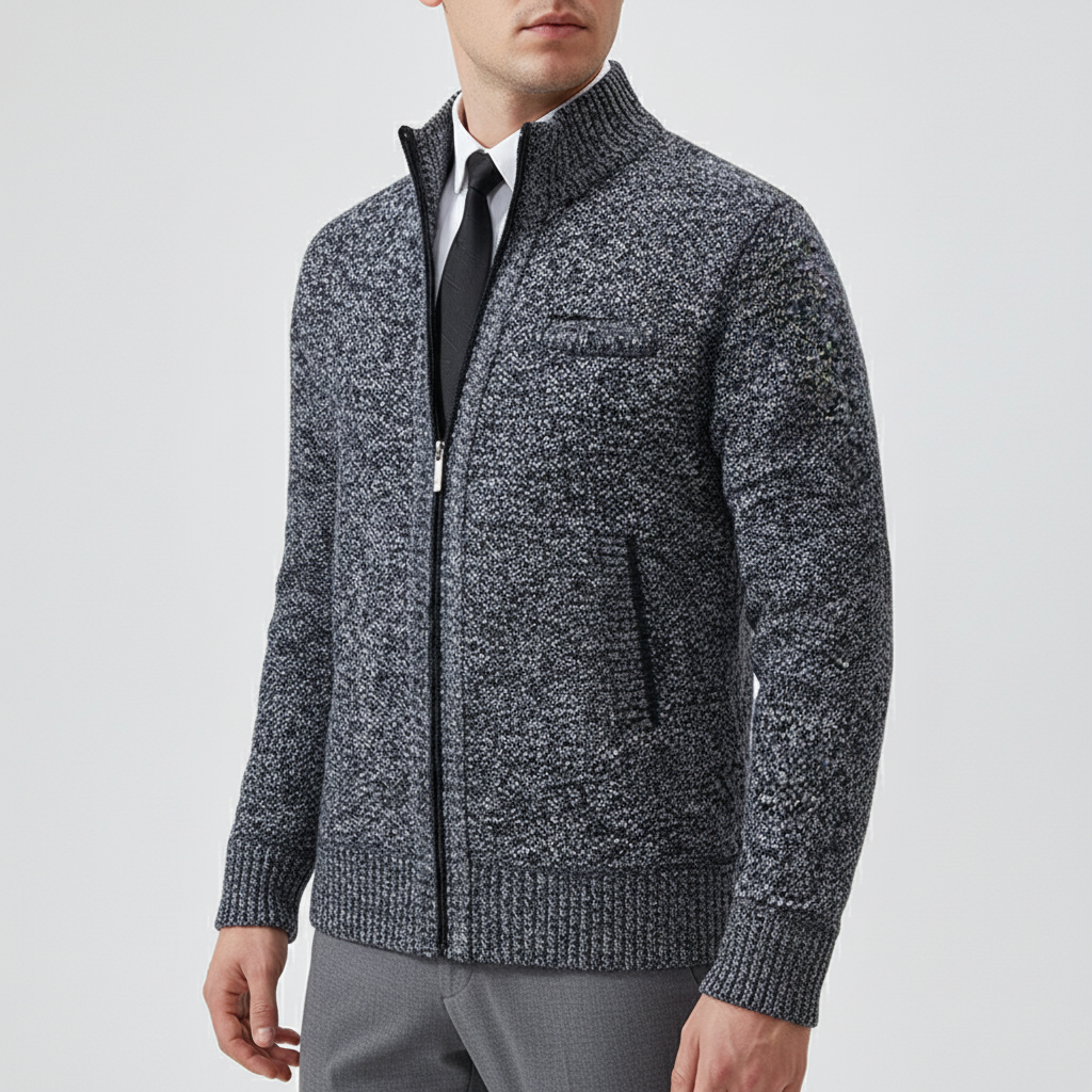 Nordspur | Men Casual Zip Cardigan