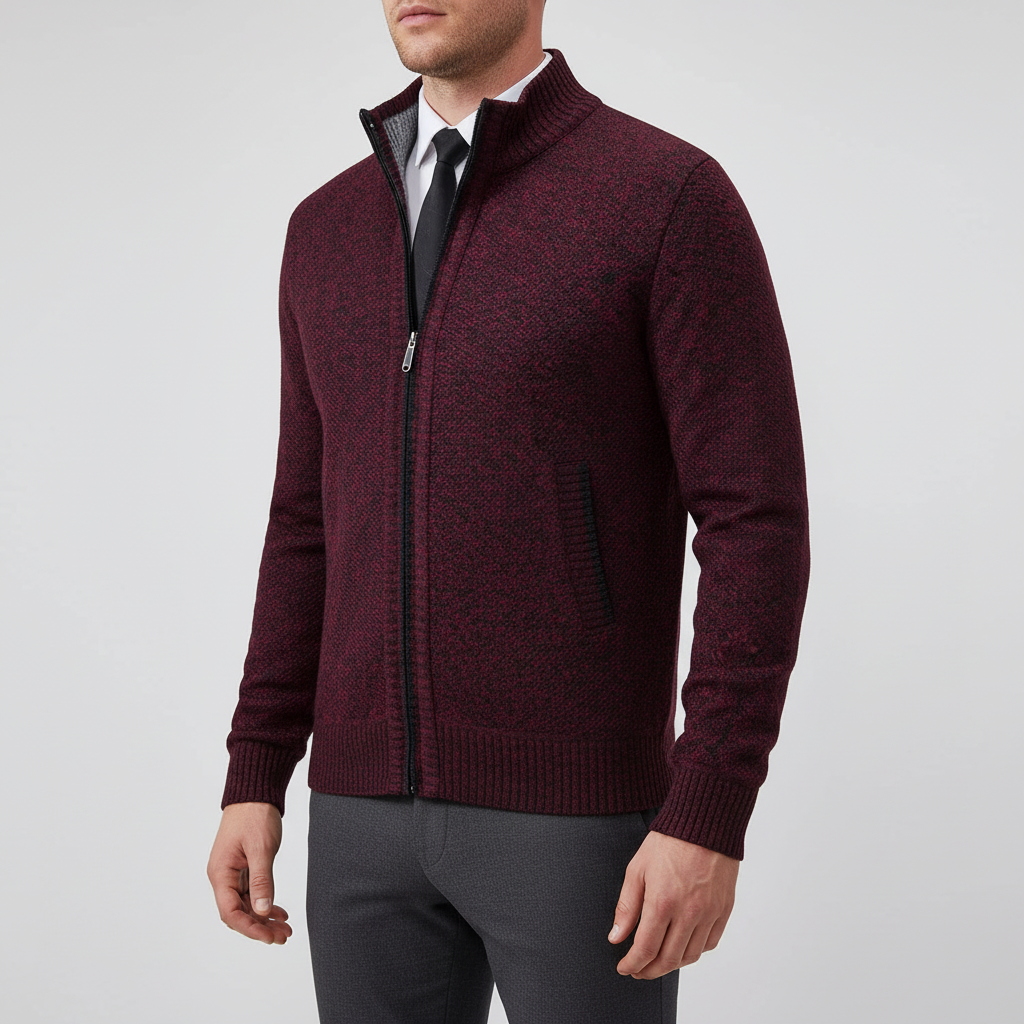 Nordspur | Men Casual Zip Cardigan