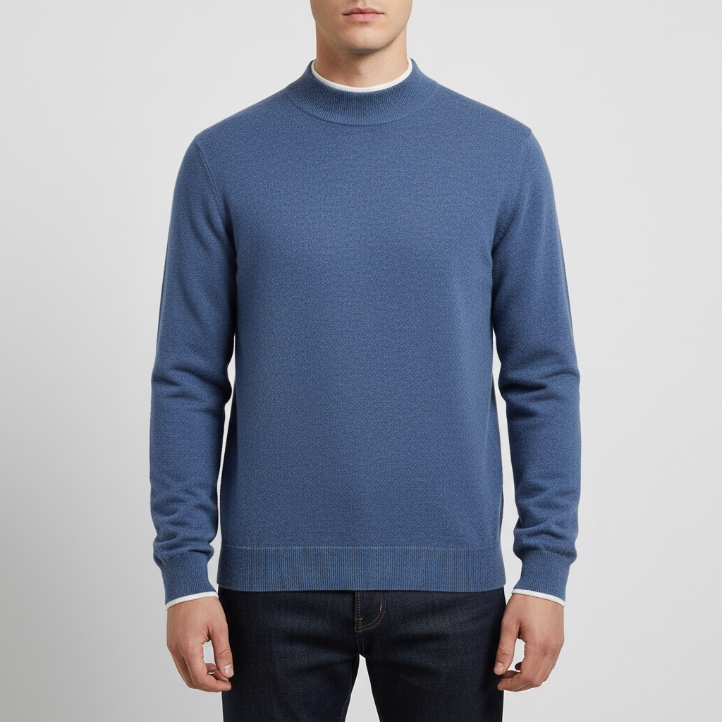 Nordspur | Men Wool Mock Neck Pullover