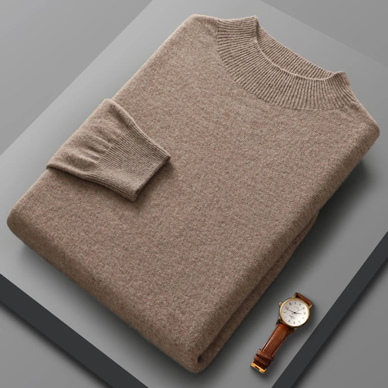 Nordspur | Men Wool Mock Neck Pullover