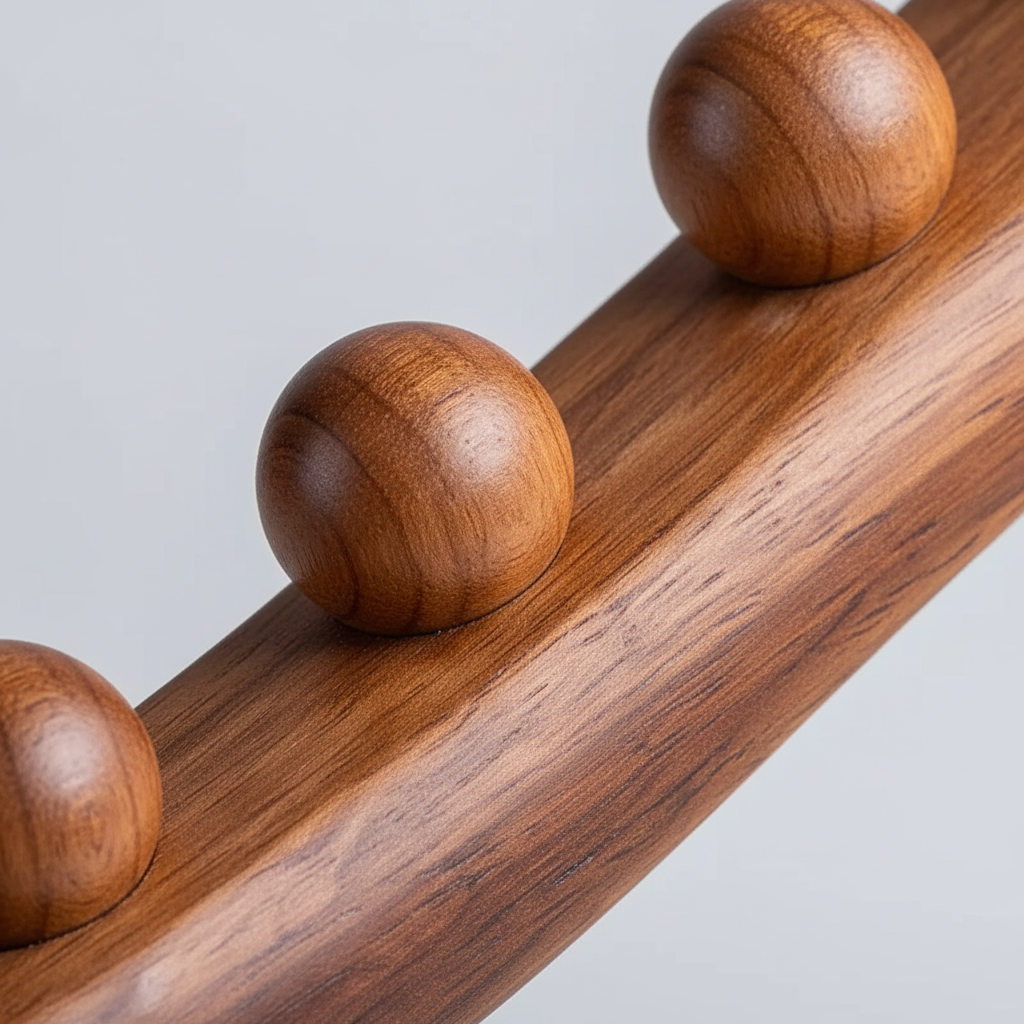 Nordspur | MeridiRod Carbonized Wood Massage Wand