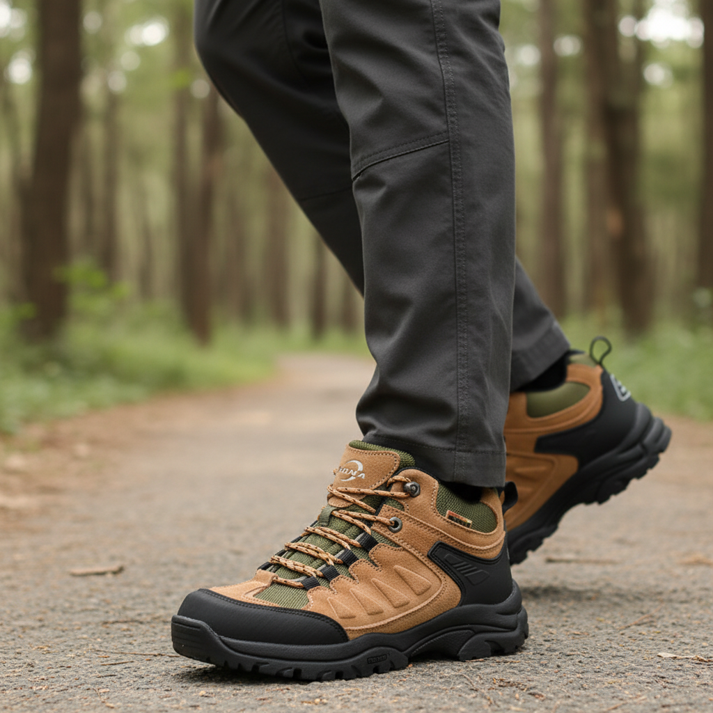 Nordspur | Mid Ankle Leather Hiking Shoe
