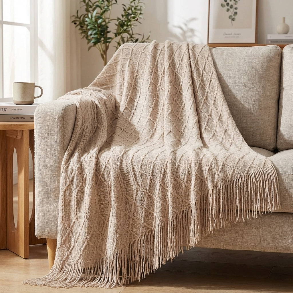Nordspur | Nordelle Oversized Knitted Throw Blanket